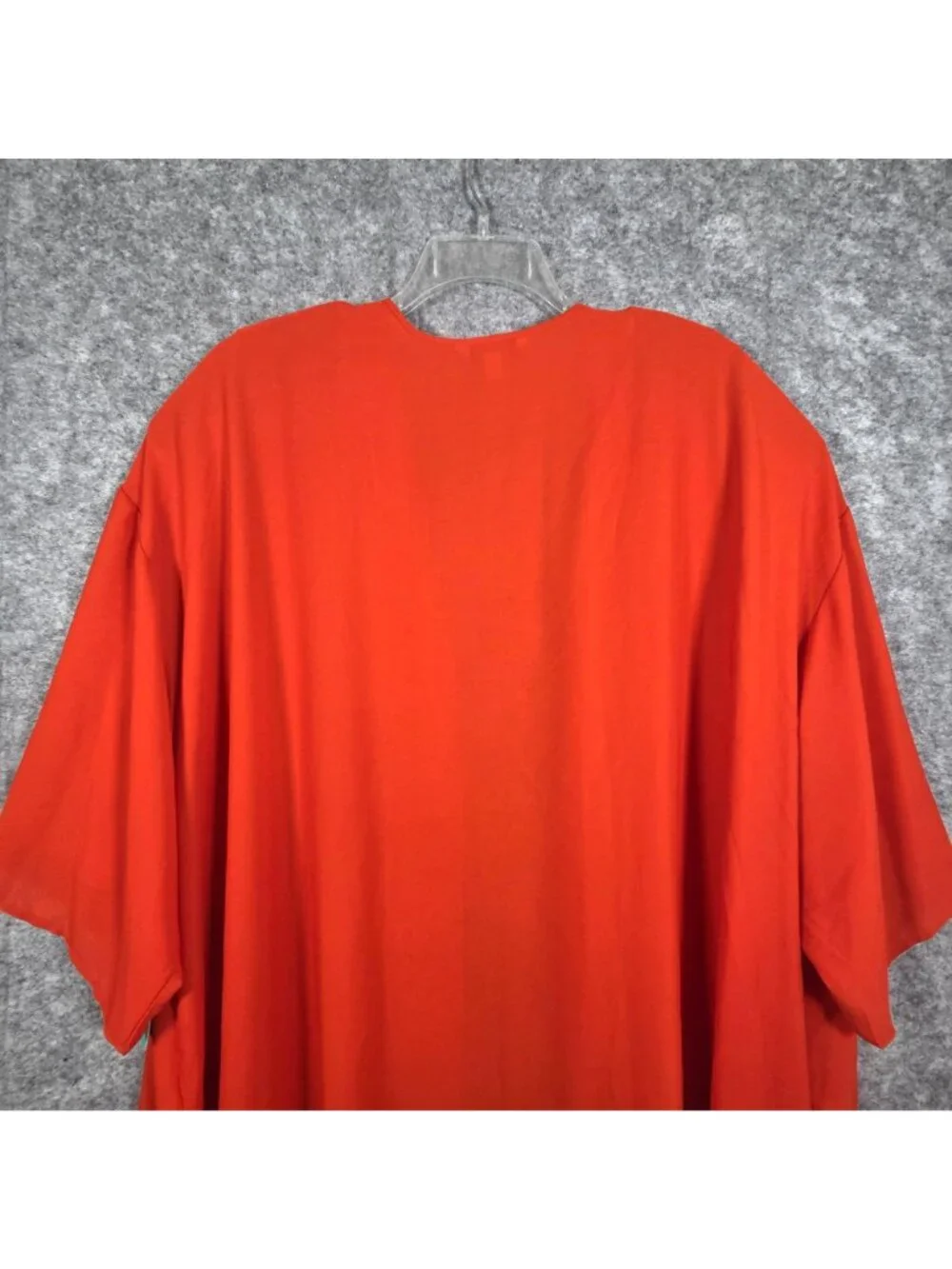 The Pioneer Woman Kimono Duster Womens 2X 3X Orange Blue Floral Butterfly Cover - Picture 6 of 11